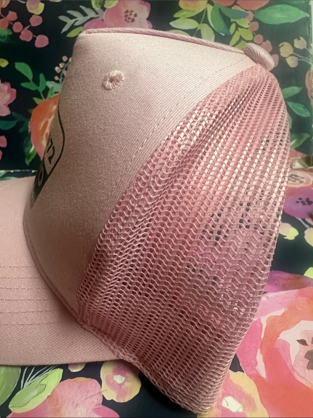 Bass Pro Shops Pink Cap with Green Logo